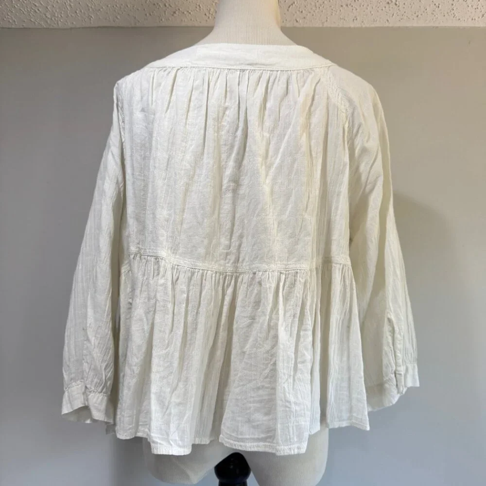 FREE PEOPLE We The Free Sea To Shore Top in Ivory